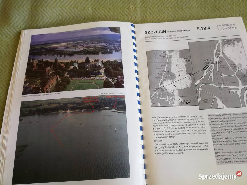 Jachtem Zalewie Szczecińskim 1994 rPrzewodnik