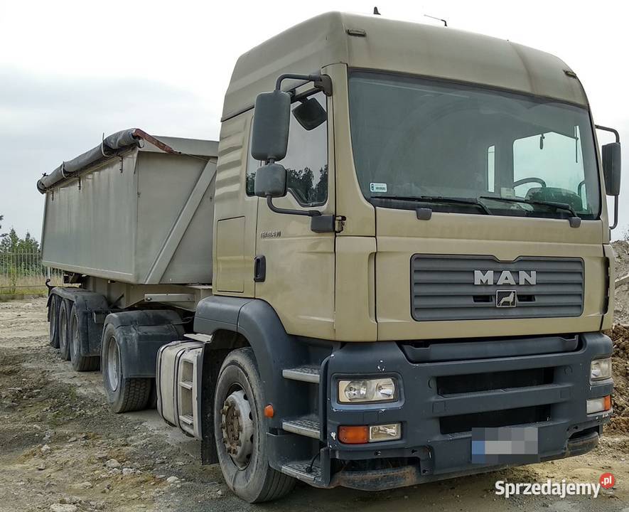 Zestaw MAN TGA 18430 2004 Naczepa Patelnia małopolskie Kraków