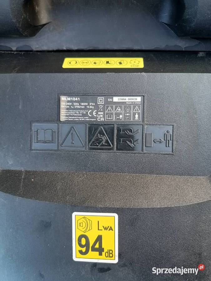 Kosiarka elektryczna 1800w MacAllister Jaktorów