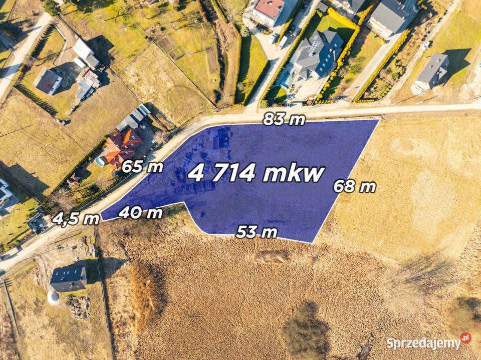Działka w Krakowie 4700m2 Bugaj Kraków