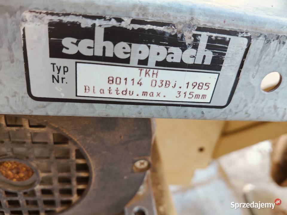 Siła stołowa 3kw z odciągiem Scheppach stolarska sprzedam