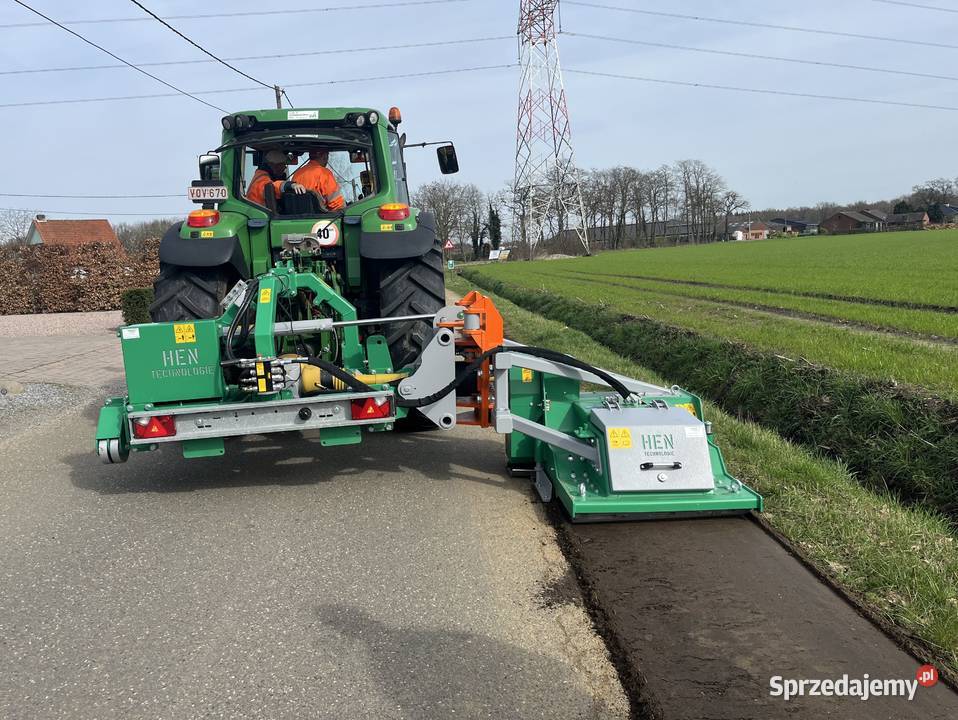 Maszyna do budowy i romontu poboczy dróg w jednym przejeździe marki HEN