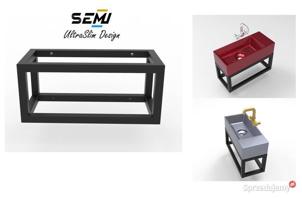 Konsola łazienkowa stelaż pod umywalkę loft podkarpackie Jeżowe