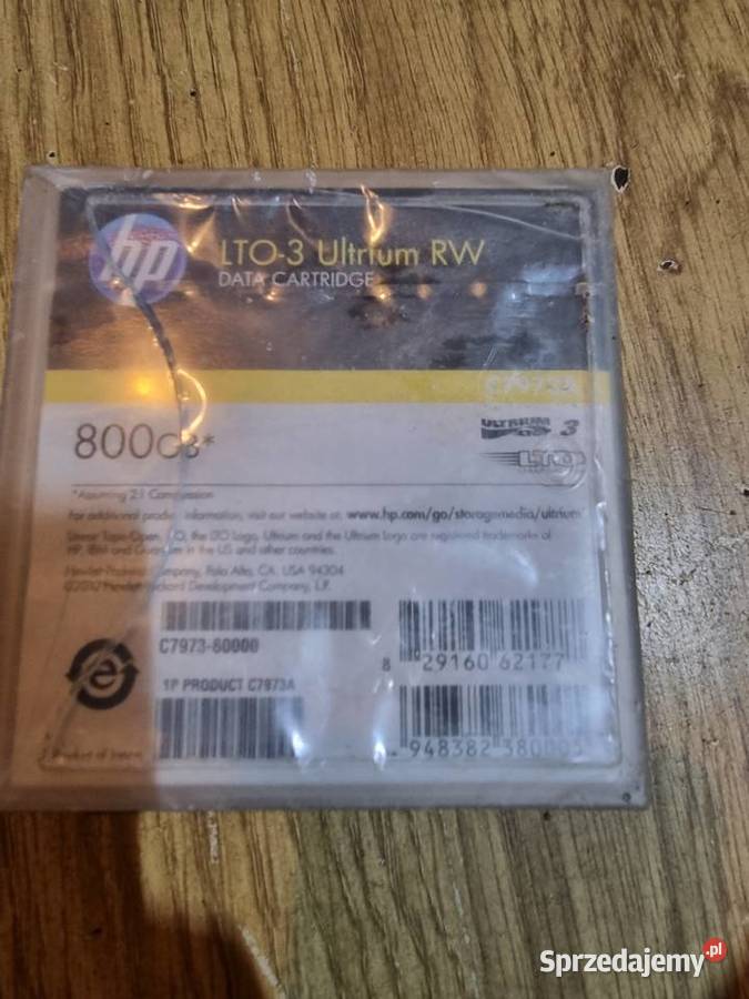 hp lto3 ultrium rw data kardrige 800gb Chełm Śląski
