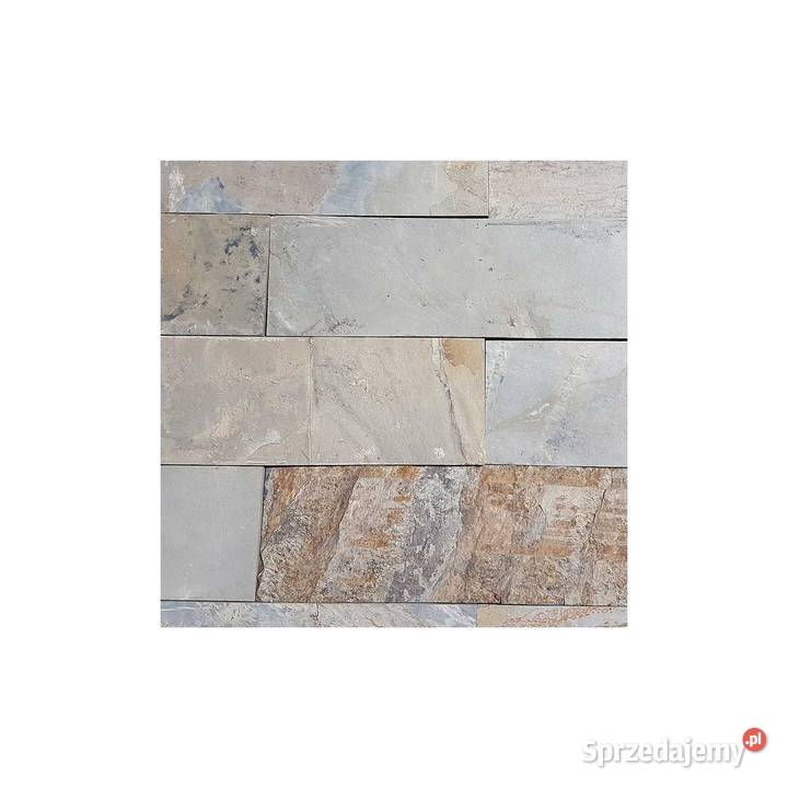 Płytki Łupek California Gold naturalny 30x10x1 Łódź