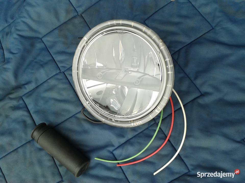 Harley lampa wkład LED 7 Reflektory i halogeny Rybnik