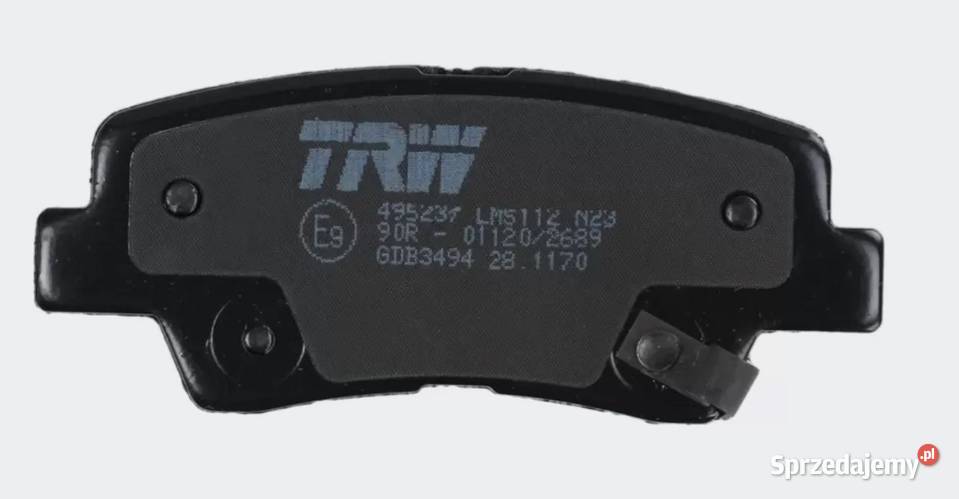 KLOCKI HAMULCOWE TYŁ disc brake COTEC GDB3494 Warszawa