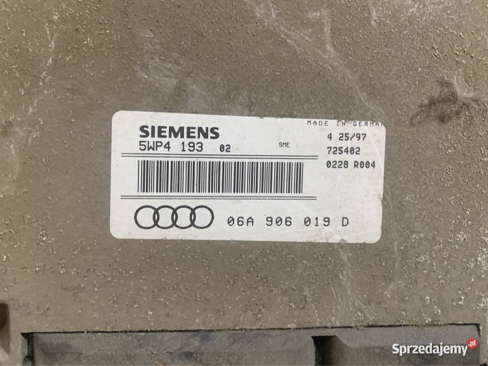 06A906019D sterownik silnika 16 audi a3 8L skoda zachodniopomorskie Szczecin