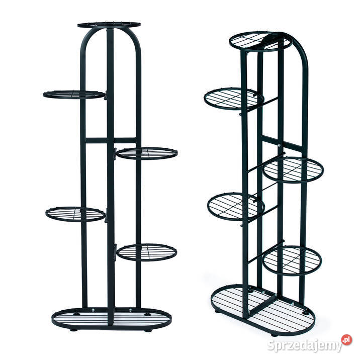 Nowoczesny metalowy kwietnik stojak na kwiaty 6 Smogorzów
