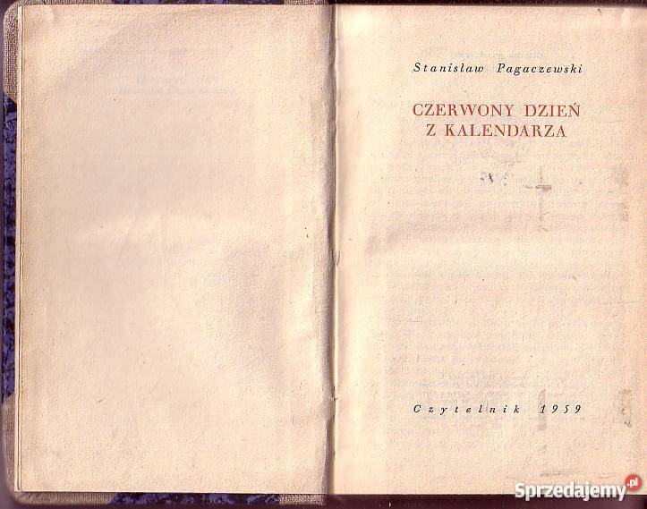 9803 CZERWONY DZIEŃ Z KALENDARZA STANISŁAW Czyrna