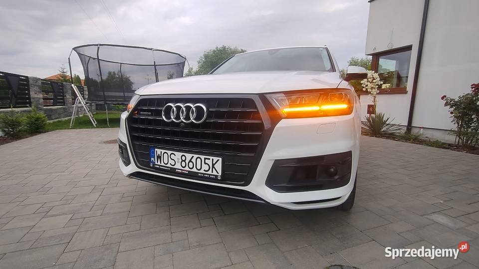 Audi Q7 Super Wyposażenie UNIKAT biały Ostrołęka