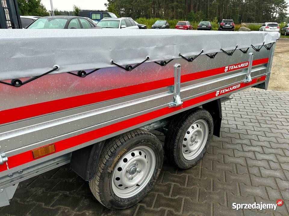 Przyczepa dwuosiowa TEMARED TRANSPORTER 30152 z burtowe