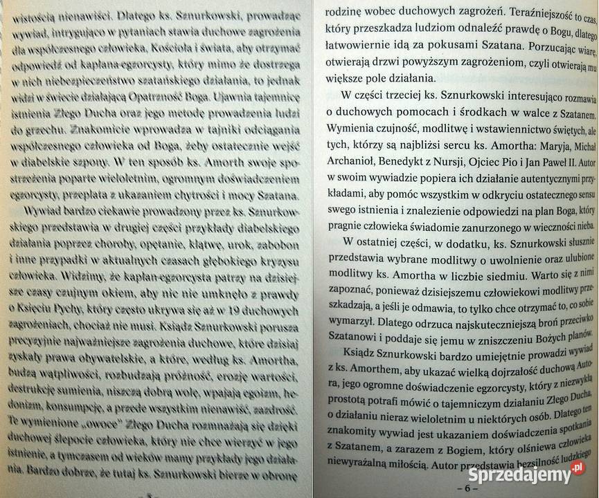 Ks Gabriele Amorth Spotkałem Szatana Lublin sprzedam