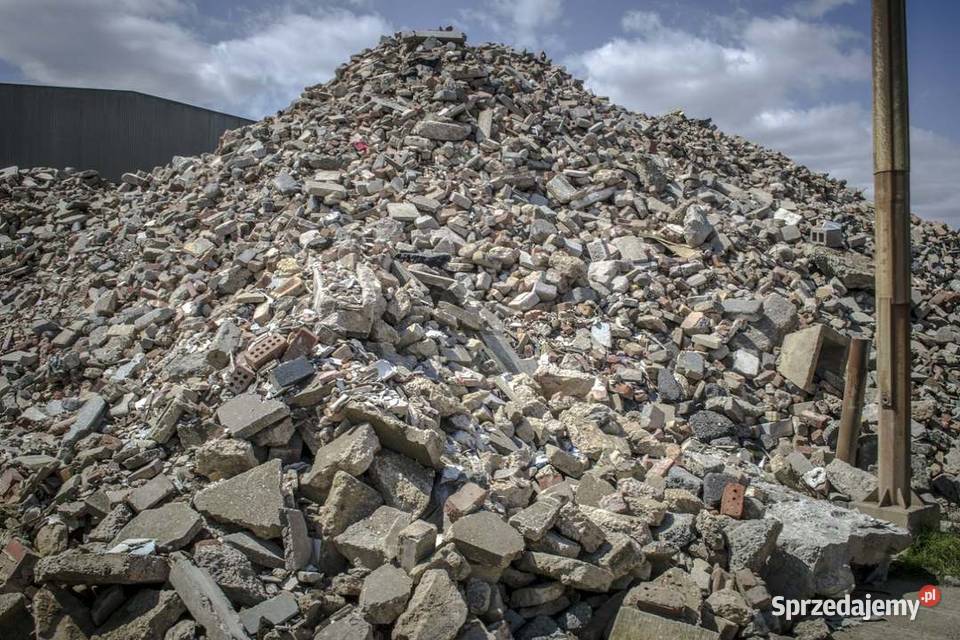 Przyjmę gruz cegłę kamień beton z rozbiórki łódzkie Kluki