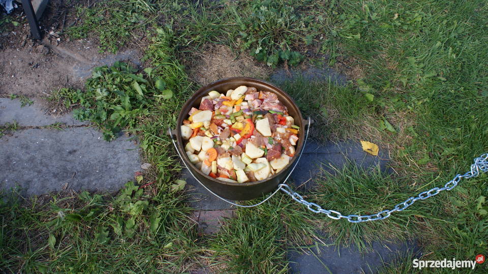 GARNEK CYGAŃSKI 12 L TRÓJNÓGKOCIOŁEKGRILL Gołdap