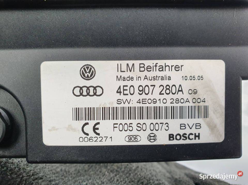 MODUŁ AUDI A8 D3 4E0907280A Lipno