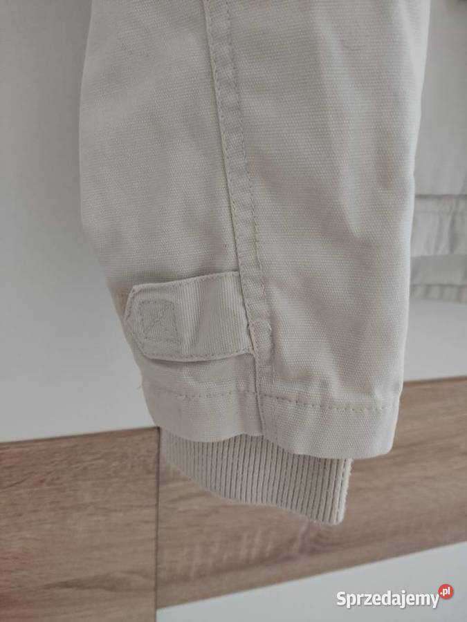 Kurka dżinsowa jeans biała w środku polar Otwock