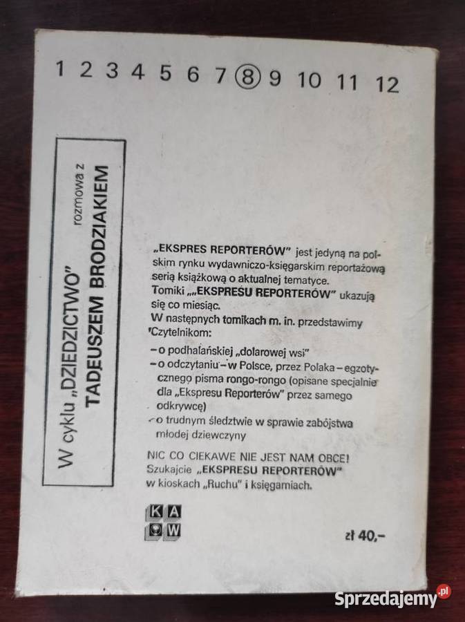 Ekspres Reporterów 1982 O Kolbe w Japonii ISBN 8167880600736 Kielce sprzedam