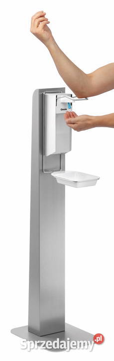 Słupek dezynfekcyjny do montażu dozownika INOX Częstochowa sprzedam