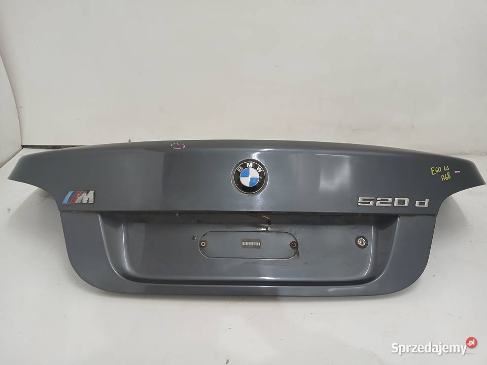 KLAPA BAGAŻNIKA BMW E60 PLATINGRAU A687 osobowe Klapy bagażnika Strzyżewice