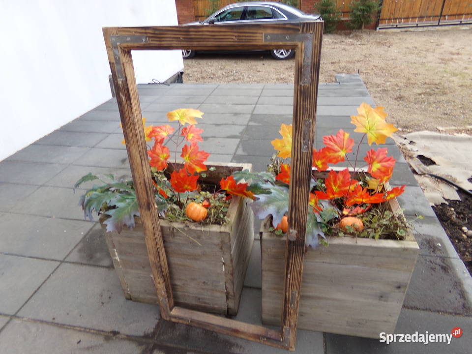 Rama okienna lustro aranżacja wnętrz 51x102 warmińsko-mazurskie Ełk