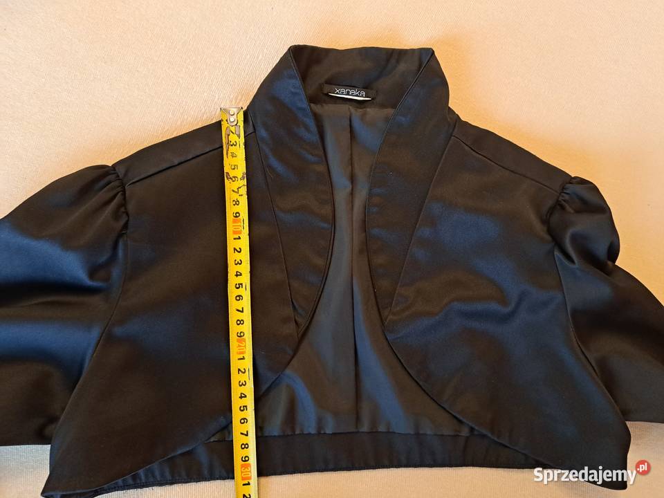 Bolerko czarne eleganckie czarny