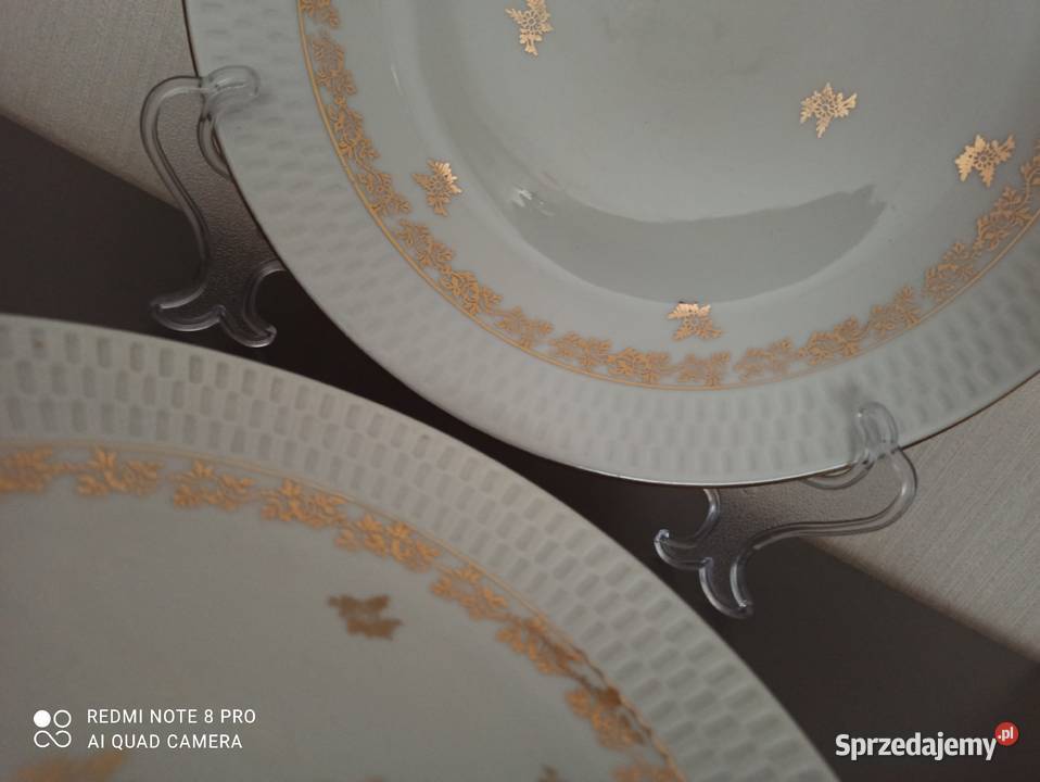 Talerze fason Karol porcelana Chodzież