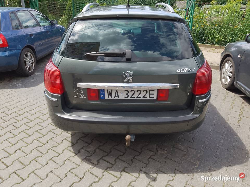 Peugeot 407 SW 16 HDI Kombi elektryczne szyby mazowieckie Warszawa