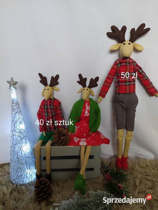Renifery świąteczne prezent Boże Narodzenie Sędziszów Małopolski