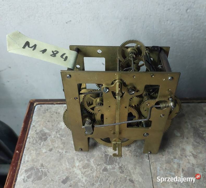 M184 Mechanizm starego zegara ściennego Junghans Tczew