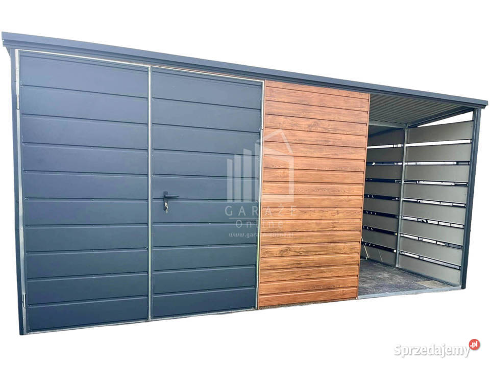 Schowek domek ogrodowy 3x3m wiata 15m Brama Jarocin