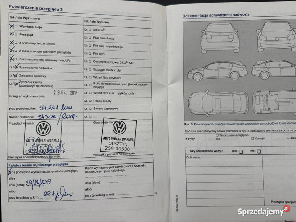 Volkswagen Tiguan Pisemna Gwarancja 12 miesięcy centralny zamek