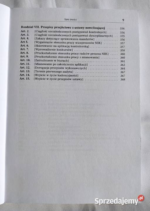 Najwyższa Izba Kontroli komentarz do ustawy o Książki naukowe i popularnonaukowe podlaskie Hajnówka sprzedam