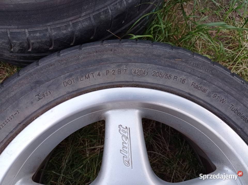Koła alufelgi 16 Aluett 75Jx16H2 Et 35 VW Skoda aluminiowe lubelskie Tomaszów Lubelski sprzedam