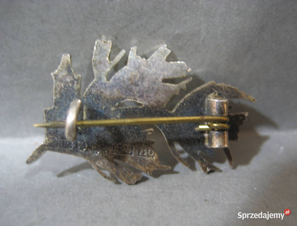 Srebrna Szwedzka Broszka 1983 r Warszawa