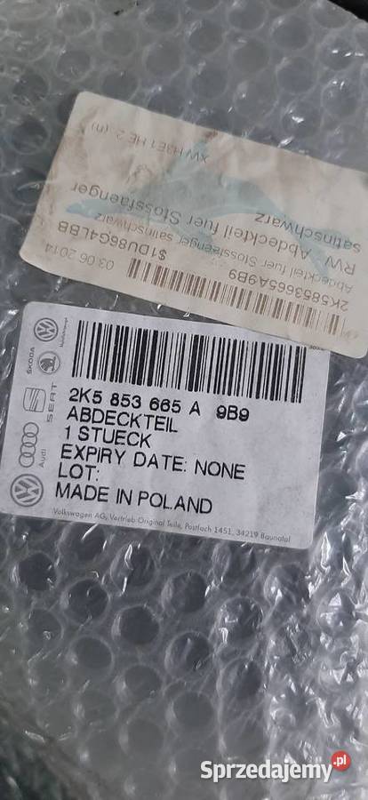 Vw caddy kratka zderzaka oryginał 2k5853665a 9b9 osobowe małopolskie Dąbrowa Tarnowska sprzedam