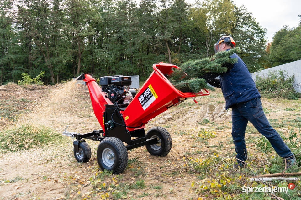 Rębak spalinowy bębnowyna zrębkę RB150 15 Leśnictwo Szczytno sprzedam