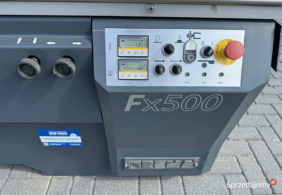 Piła formatowa REMA FX500 2osie automatyczny Sierakowska Huta