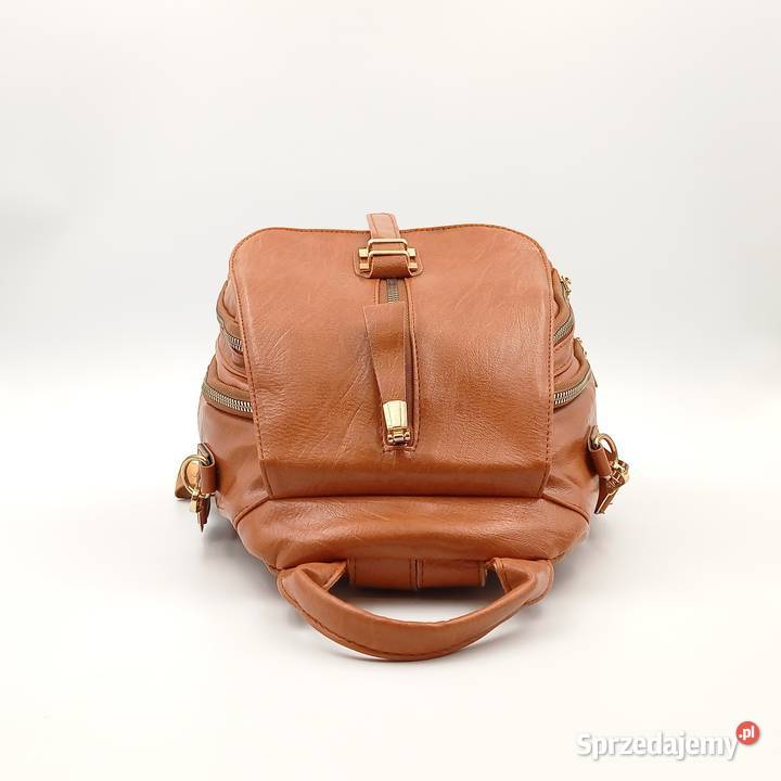 Plecak damski skórzany z klapą Mochila Bolsos śląskie Zawiercie sprzedam