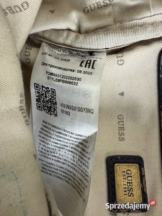 Plecak Guess Zaino House Party PB868632 Torby i torebki Poznań sprzedam