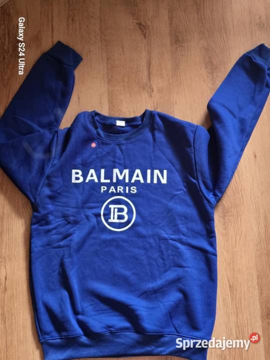 Męska bluza w pięknym chabrowym kolorze size L śląskie Żory