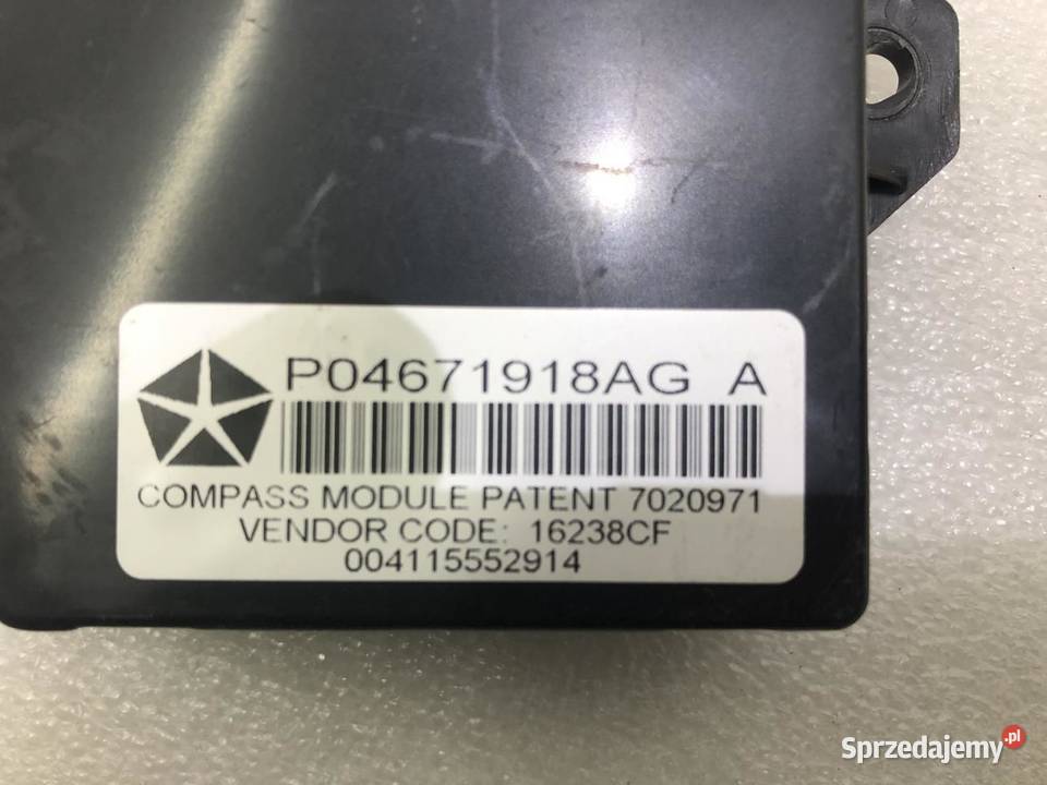 MODUŁ GPS P04671918AG JEEP COMPASS I LIFT Części samochodowe wielkopolskie