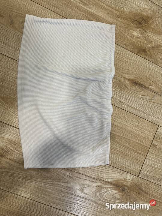 Top topy szary biały bez ramiączek croptop crop Bez wzoru Jaworzno