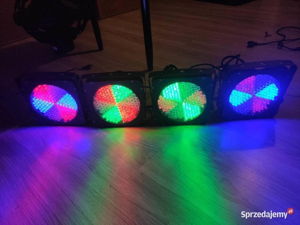 Reflektor PAR 64 FLAT RGB DMX512 LEDTechnika Gdańsk