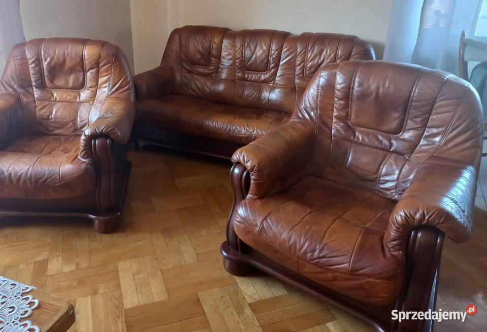 Wypoczynek skórzany Goraj