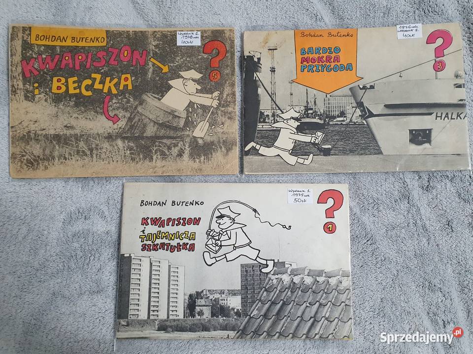 Kwapiszon i Tajemnicza Szkatułka 3 komiksy pomorskie