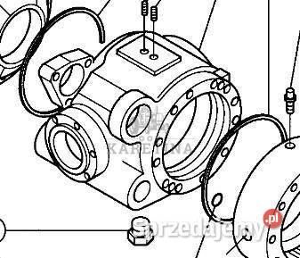 CLAAS Targo K70 Obudowa Mechanizmu Różnicowego Jastrzębniki sprzedam