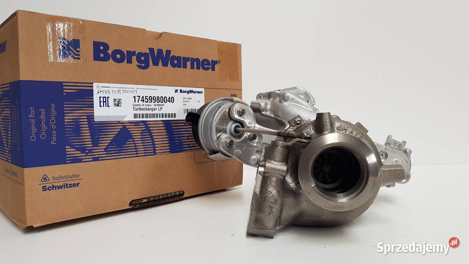 Turbosprężarka BorgWarner KKK 17459980040 Turbosprężarki Siedlce