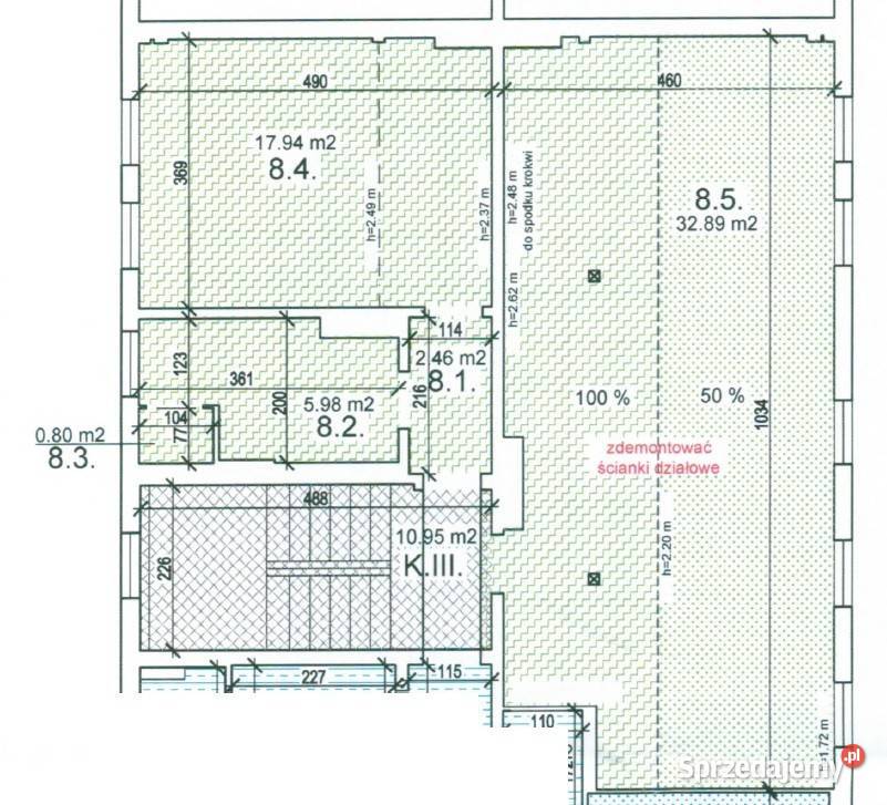 Mieszkanie 6007m2 74m2 do remontu 13333zł/m2 Gdańsk sprzedam