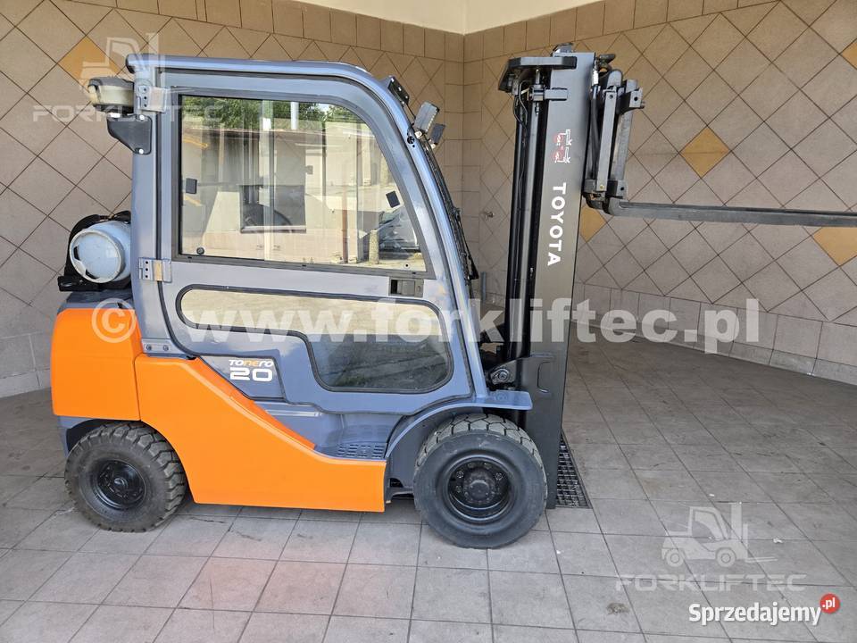 Wózek Widłowy TOYOTA 8FG20 Kabina wolny skok śląskie Lędziny